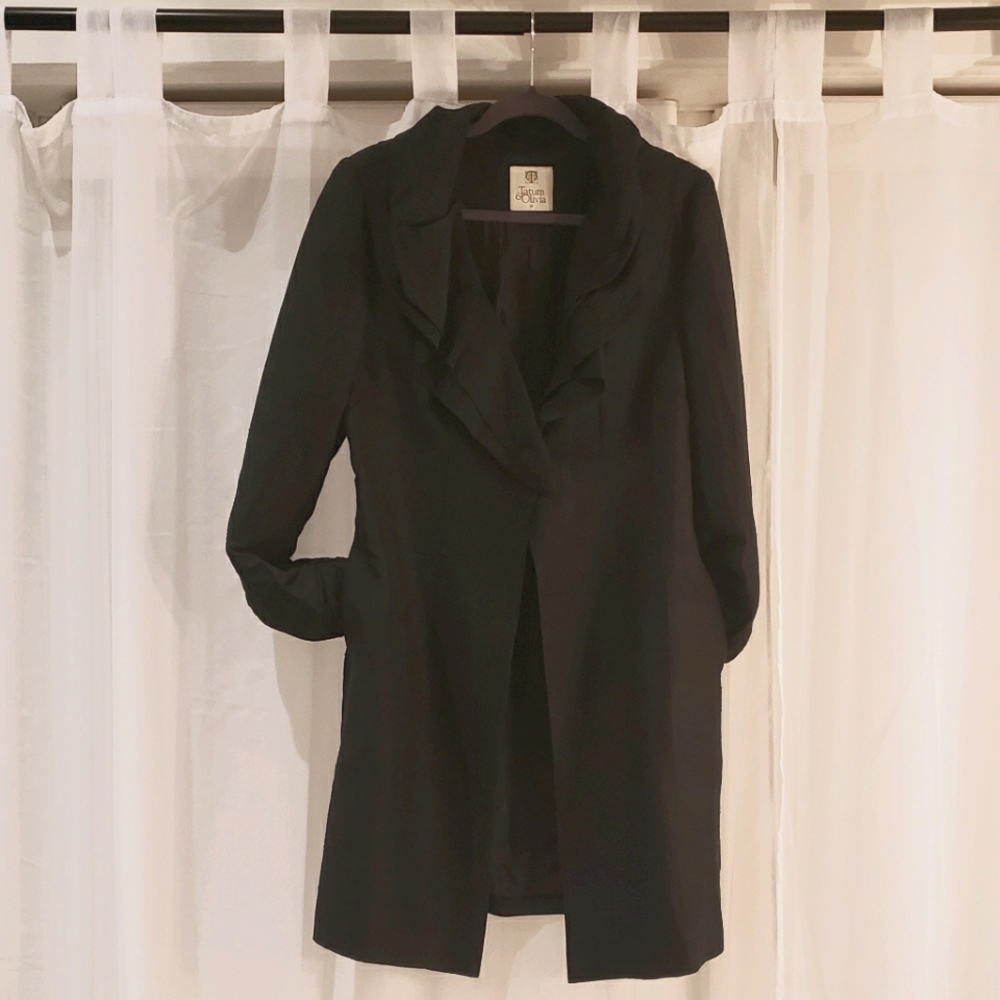 Tatum and Olivia Silk Coat